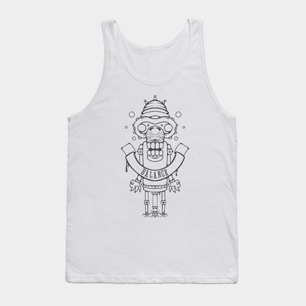 meditating character black Tank Top by manuvila